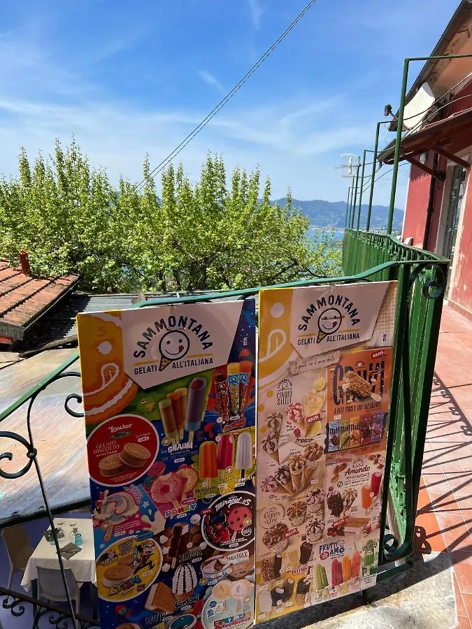 Appartamento Vista Mare A Lerici Con Parcheggio Privato Gratuito 0*,